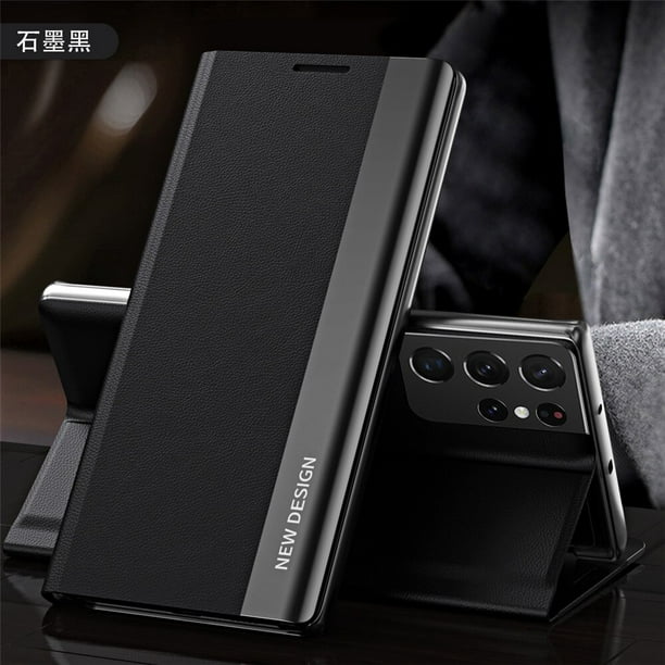 Funda con tapa magnética de cuero para Samsung Galaxy S23 Ultra S22 S21 Plus Note 20 A72 A52 A53 A32 A54 A71 A51 S20 Fe 5G, Fundas Tan Jianjun unisex