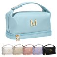 thumbnail image 1 of Bolsa de maquillaje Vogewood College personalizada con mango y brocha, 1 of 7