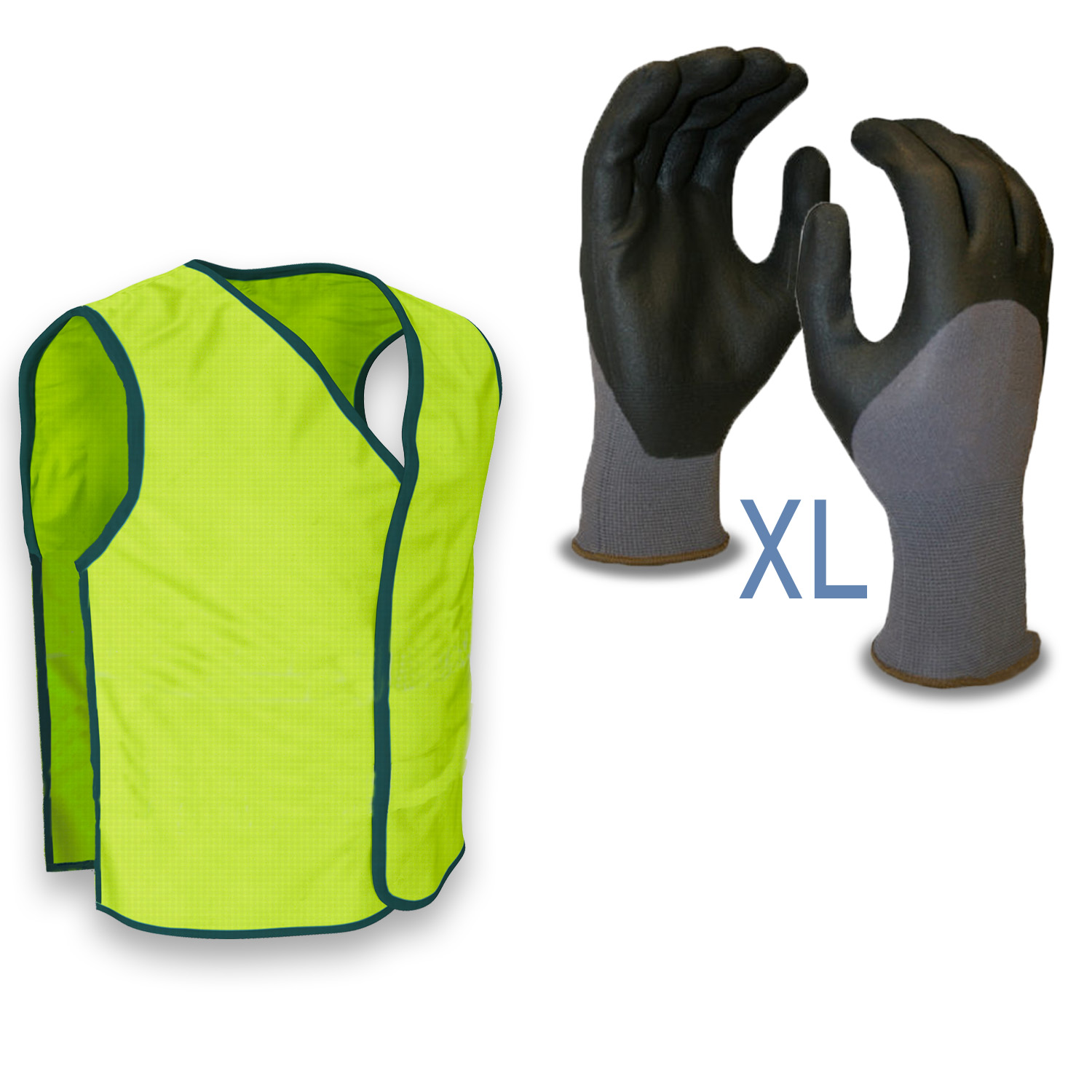 Work Grip Construction Safety Working Gloves Men And Women (XL), Safety