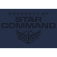 thumbnail image 2 of Men's Lightyear Property of Star Command  Graphic Tee Navy Blue Heather Large, 2 of 4