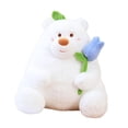 thumbnail image 5 of LeeQinersw Bear Plush Soft Stuffed Toy with Rose Plush Bear Plush Toy for Mother's Day Kids white 35cm, 5 of 9