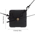 thumbnail image 4 of Miangastore Clock Making Parts Black Plastic Square Shape For Home Decoration 4Pcs 2.2X2.2X0.6In, 4 of 8