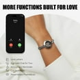 thumbnail image 4 of TOTWOO Long Distance Bracelets for Couples, Vibration & Light Up Bracelet, Montain & Sea Long Distance Relationship Gifts for Girlfriend Boyfriend, 4 of 7