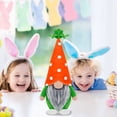thumbnail image 4 of Gnomos de Pascua de peluche, pollitos de primavera con huevo, regalo de Pascua hecho a mano para niños, esposas e hijas, elfo sin rostro, adorno de mesa para el hogar, bandeja escalonada., 4 of 6