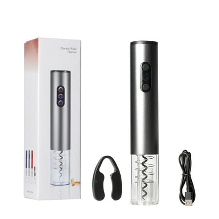 

Automatic Bottle Opener for Red Wine Foil Cutter Electric Red Wine Openers Jar Opener Kitchen Accessories Gray