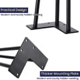 thumbnail image 2 of Easy4Home Hairpin Table Legs 28" Black Metal Set of 4 with Rubber Floor Protectors, 2 of 7