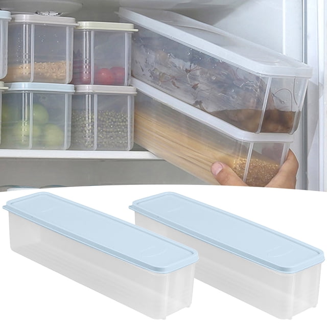Food Storage 2 Pasta Container Storage Sealed Refrigerator Vermicelli Grain Storage With Lid 2PCS