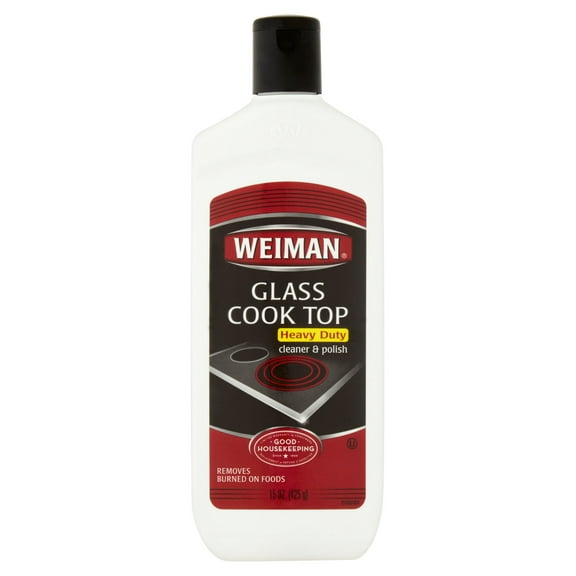 1pk Weiman Glass Cook Top Heavy Duty Cleaner u0026 Polish - 10 oz 7306