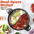 thumbnail image 3 of Olla eléctrica SENSCHEF 4L con divisor de doble sabor 1500W, 3 of 7