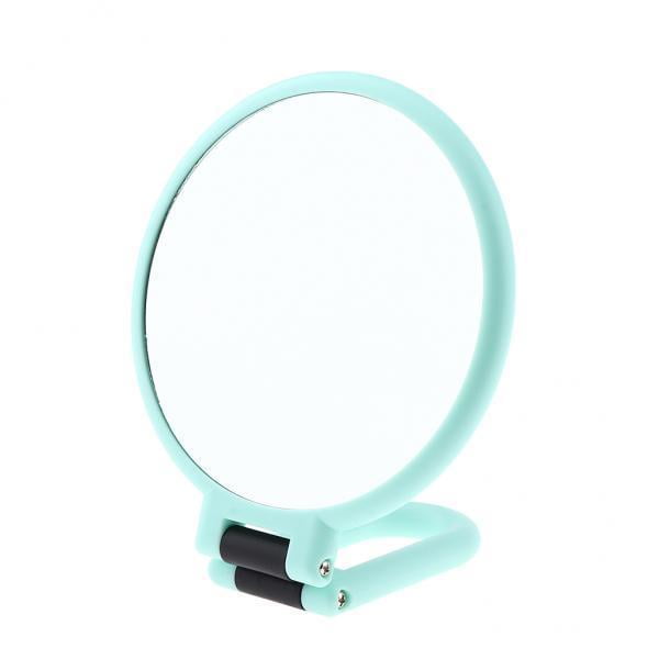 2x Espejo de maquilje de plástico de 2 caras Espejo cosmético Espejo de maquilje - X5 Colco Espejo de maquillaje de doble cara