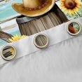 thumbnail image 4 of Castle Fairy Western Cowboy Cowgirl Blackout Curtains Set of 2 (52x84 Each) for Children Teens Adults,Chic Floral Sunflowers Window Curtains,Vintage Lodge Cabin Curtains and Drapes, 4 of 6