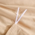 thumbnail image 6 of 100% Cotton Comforter Set – Sandy Beige, Linen-Like Texture, Super Soft & Breathable Lightweight Bedding Set, 3-Piece Durable Percale Comforter for All Seasons, 6 of 6