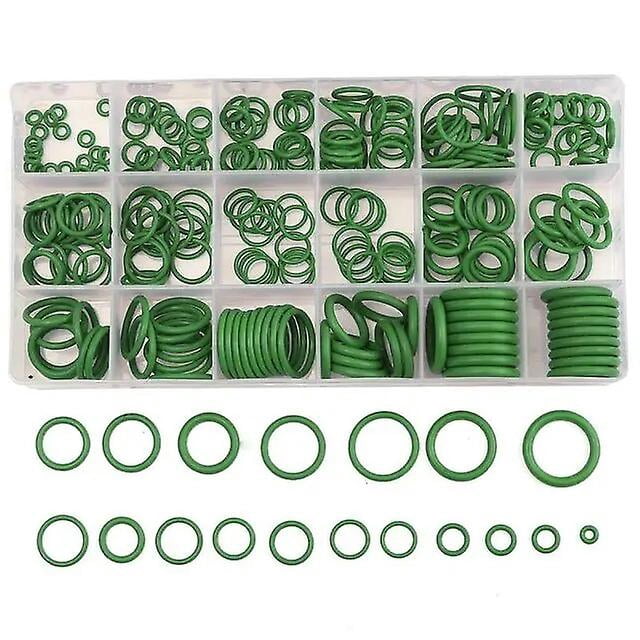 270pcs Air Conditioning O-Ring Rubber Rings R22/R134 Waterproof Washer Car Air Conditioning Seal Kit~7029