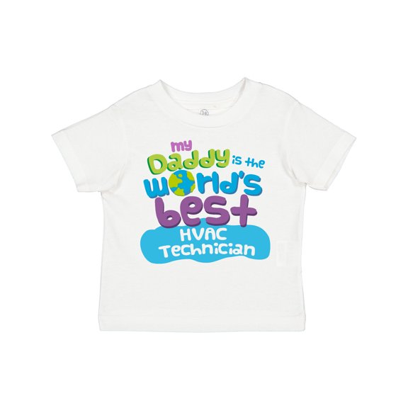 Inktastic Hvac Technician Daddy Boys or Girls Toddler T-Shirt