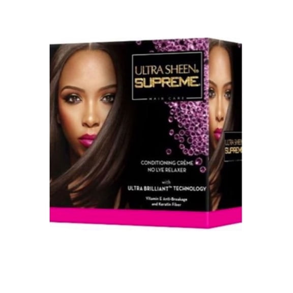 Ultra Sheen Supreme No-Lye Conditioning Creme Super Relaxer Kits, 2 count