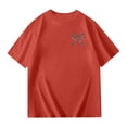 thumbnail image 4 of WOYY Big Girls Oversized T Shirt Bow Print Breathable Short Sleeve T-Shirt, Sizes 7-8, 4 of 5