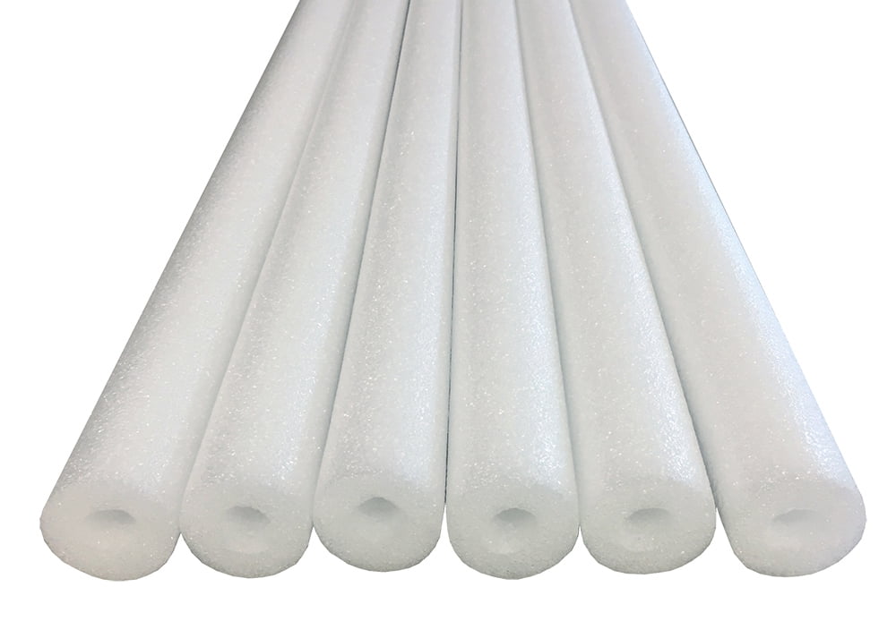 Oodles of Noodles Deluxe Foam Pool Swim Noodles - 6 Pack White - Walmart.com