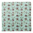 thumbnail image 4 of Bimba Green Leaves & Faith Rose Floral Printed Pure Silk Scarf For Hair Neck Head Bandanas For Women 40 x 80 Inches, 4 of 6
