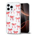 thumbnail image 1 of Funda transparente magnética con moño para iPhone 16 Pro Svanove, 1 of 7