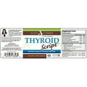 Thyroid Script Supplement - Supports Healthy Thyroid, T3 Activation, Immunity - Adrenal and Energy Function - by Suzy Cohen