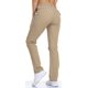 thumbnail image 3 of Pantalones de golf SPOSULEI ligeros de secado rápido para mujer, color caqui, XXL/29, 3 of 6