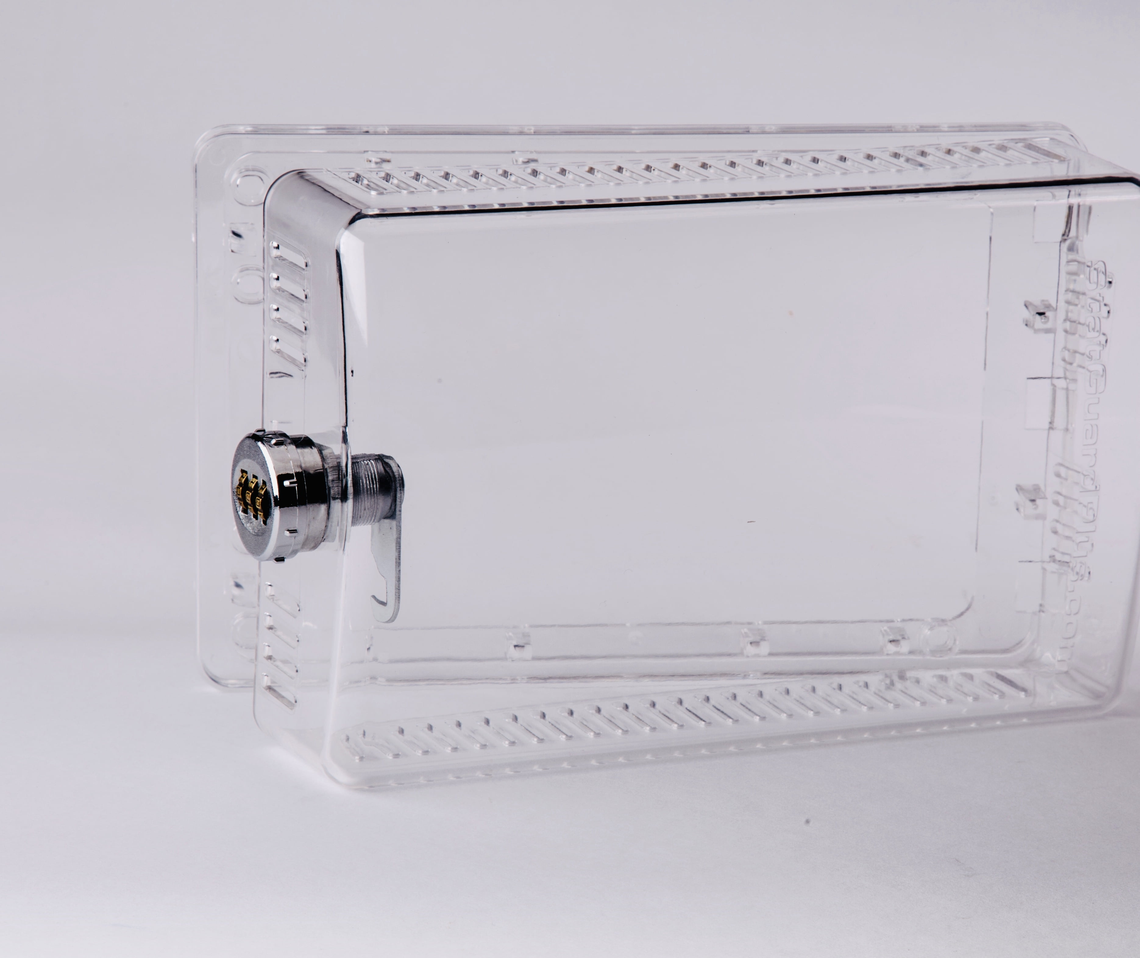 StatguardPlus Keyless Combination Lock Thermostat Guard Cover, Clear 24