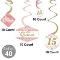 thumbnail image 5 of Big Dot of Happiness Mis Quince Anos - Quinceanera Sweet 15 Birthday Party Hanging Decor - Party Decoration Swirls - Set of 40, 5 of 8