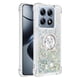 thumbnail image 2 of Funda para Xiaomi 14T 5G con Brillo Líquido Flotante, Purpurina, Parachoques y Anillo Giratorio Soporte, 2 of 5