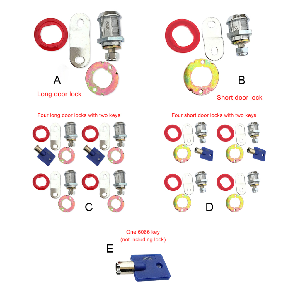 Arcade Game Lock Cylinder Replacement Locks Repair Upgrade Modified Accessories for Consoles