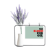thumbnail image 1 of No sangre por petróleo amor y paz mundial Tarjeta de jarrón de lavanda artificial, 1 of 3