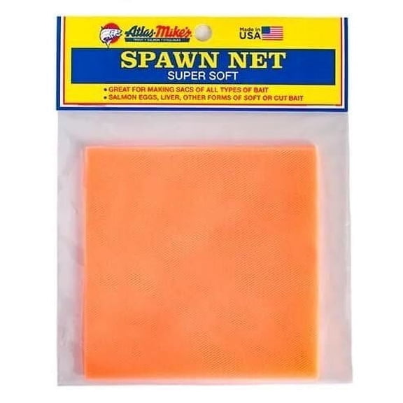 Atlas Spawn NET 3" X 3" - Ideal for Bait Sacs  Salmon Eggs, Liver, Soft &...