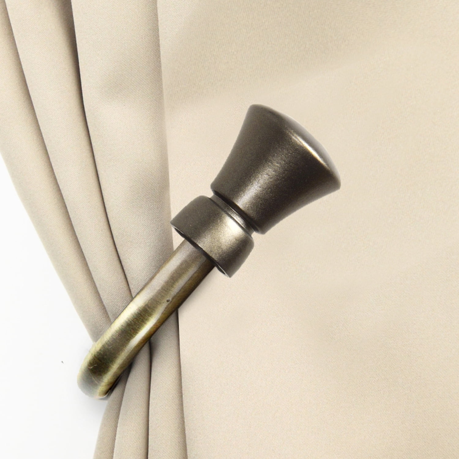 Central Design Products Steel Curtain Holdback, Gold