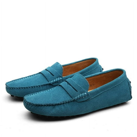 

Men s Casual Comfy Slip On Penny Loafer Shoes Outdoor Anti-skid Flat Walking Driving Shoes- 2088845