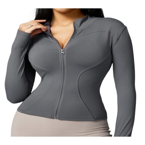 Workout Jacket Gym Jacket Women BALEAF Women's Fleece Running