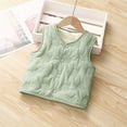 thumbnail image 2 of Girls Puffer Vest Toddler Winter Vest Light Weight Down Vest with Button Down Cute Jackets Sleeveless Winter Down Vest 18-24 Months, 2 of 4