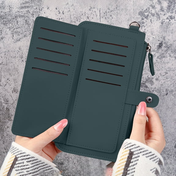 Lilixerw Multi Card Wallet Case with Zipper Pocket,Credit Card Holder for Women