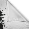 thumbnail image 3 of Urban Graffiti Curtains 2 Panels Set, Ink Splattered Backdrop Love Message Stained Stencil Sprayed Graffiti, Window Drapes for Living Room Bedroom, 55W X 39L Inches, Black and White, by Ambesonne, 3 of 3