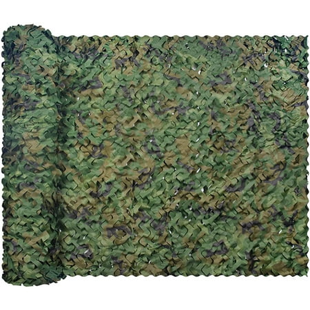 Rewera Camo Netting Camouflage Net Bulk Roll Sunshade Mesh Nets for Hunting Blind Shooting Military Theme Party Decorations