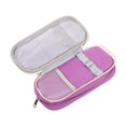 thumbnail image 5 of Uxcell Pencil Case, Large Capacity Pencil Pouch Pen Bag Case Cosmetic Bag Stationery Organizer Style 5, Purple, 5 of 6