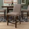 thumbnail image 2 of Powell Thewlis 25" Backless Farmhouse Counter Stools, Set of 2, Brown/Tan, 2 of 13
