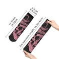thumbnail image 2 of Uemuo Skull and Snake Art Printed Crew Socks, Moisture-Wicking Socks, Athletic Socks for Men Breathable Cushion Socks Casual Sport Socks for Running Traveling, 2 of 6