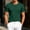 Green, variant on COSFO White Oversized Mens T Shirt Summer Short Sleeve Workout Shirts Classic Fit with Pocket Pullover Mesh Crew Neck Tops