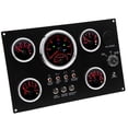 thumbnail image 1 of Boat Dash Instrument Panel, Red LED 0 To 120MPH UV Resistant Voltage Display 5 Gauge Set Instrument Panel IP67 Waterproof Rust Proof  for 12V Yacht, 1 of 7