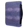 thumbnail image 3 of HELLHERO Purple Crocodile Texture Bible Carrying Case, Durable PU Leather Large Capacity Bag for Church Travel and Christian Prayer, 3 of 12