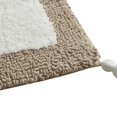 thumbnail image 3 of My Texas House Taupe Border Cotton Bath Rug with Tassels, 20" x 30", 3 of 6