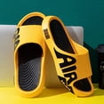 thumbnail image 3 of Zapatillas de verano para hombre, informales, con suela de EVA, suaves, para exteriores, playa, antideslizantes, ligeras, impermeables, con plataforma, sandalias de interior para hombre, 3 of 5