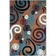 thumbnail image 2 of Allstar blue Area Rug. Contemporary. Abstract. Traditional. Formal. Shapes. Spirals. Circles (7' 7" x 10' 6"), 2 of 6