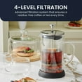 thumbnail image 5 of Elite Cuisine FP5213 4 Cup French Press Glass Coffee Maker, 5 of 5