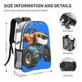 thumbnail image 2 of Blaze And The Monster Machines Clear Backpack 16 Inch Large Capacity PVC Transparent Laptop Bags for Adults, See Through Clear Bookbag for School Sports Work Travel College, 2 of 7
