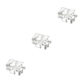 thumbnail image 4 of crativent Fish Tank Filter Mount Tube Fixing Outflow Inflow Water Hose Clip Holder M transparent 60x35mm 3Set, 4 of 6